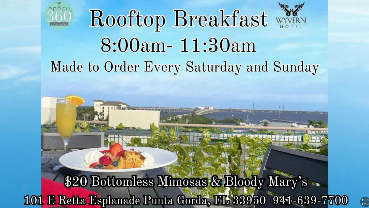 Rooftop Breakfast at Perch 360